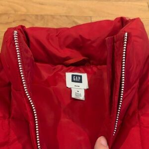GAP Vibrant Red Quilted Vest
